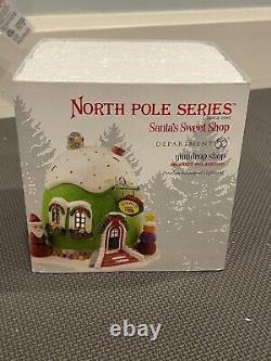 Dept 56 Gumdrop Shop 4020950'RARE' North Pole Santa's Sweet Shops
