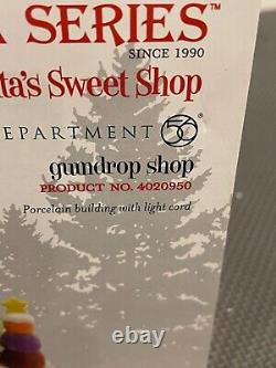 Dept 56 Gumdrop Shop 4020950'RARE' North Pole Santa's Sweet Shops