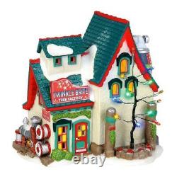 Dept 56 Halloween Village TWINKLE BRITE TREE FACTORY + TESTING THE TWINKLE NRFB