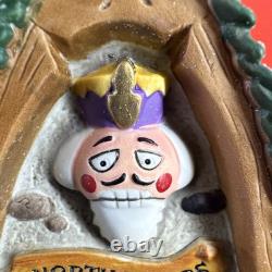 Dept 56 Hand Carved Nutcracker Factory Shop North Pole Christmas Village (B-2L)