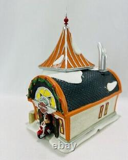 Dept 56 Harley Davidson Custom Motorcycle Shop North Pole Christmas Snow Village