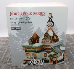 Dept 56 Harley Davidson Pump & Go Diner 4035574 North Pole Series READ
