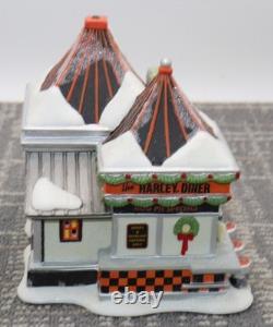Dept 56 Harley Davidson Pump & Go Diner 4035574 North Pole Series READ
