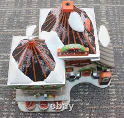 Dept 56 Harley Davidson Pump & Go Diner 4035574 North Pole Series READ