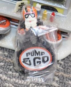 Dept 56 Harley Davidson Pump & Go Diner 4035574 North Pole Series READ