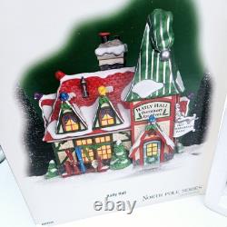 Dept 56 Hatly Hall Figurine North Pole Series Christmas Village Mint in Box