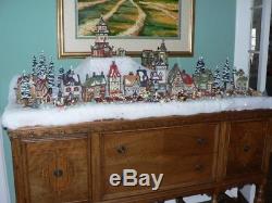 Dept 56 Heritage Christmas North Pole Village entire set withaccessories & trees