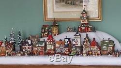 Dept 56 Heritage Christmas North Pole Village entire set withaccessories & trees