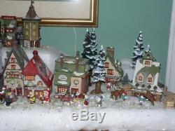 Dept 56 Heritage Christmas North Pole Village entire set withaccessories & trees