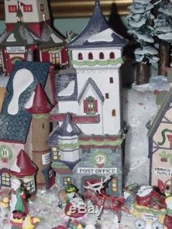 Dept 56 Heritage Christmas North Pole Village entire set withaccessories & trees