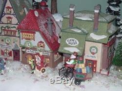 Dept 56 Heritage Christmas North Pole Village entire set withaccessories & trees