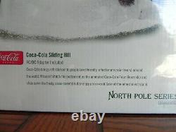 Dept 56 Heritage, North Pole, Coca Cola Sliding Hill! Polar Bears Animated