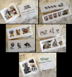 Dept 56 Heritage Village Collection North Pole Series Houses & Accessories Lot