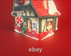 Dept 56 Heritage Village North Pole Series Candy Cane Lane Set #56390 NIB