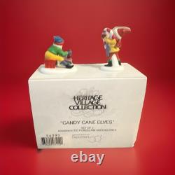 Dept 56 Heritage Village North Pole Series Candy Cane Lane Set #56390 NIB