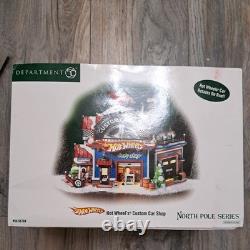 Dept 56 Hot Wheels Custom Car Shop #56.56784 NEW MOTOR INSTALLED NORTH POLE 2