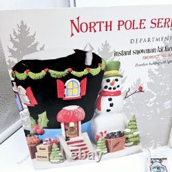 Dept 56 Instant Snowman Kit Figurine North Pole Series #808921 in Box
