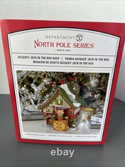 Dept 56 JACQUES' JACK IN THE BOX SHOP North Pole Village 6011411