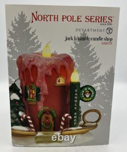 Dept 56 Jack B Nimble Candle Shop 4030719 North Pole Series Rare