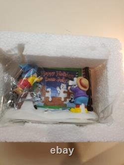 Dept 56 Jolly's Jigsaw Puzzle Workshop #799916 & A Puzzling Sign NORTH POLE VLG