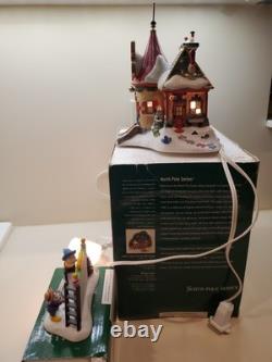 Dept 56 Jolly's Jigsaw Puzzle Workshop #799916 & A Puzzling Sign NORTH POLE VLG