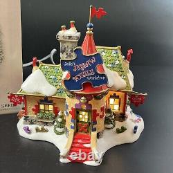 Dept 56 Jollys Jigsaw Puzzle Workshop #799916 North Pole Series Christmas House