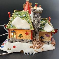 Dept 56 Jollys Jigsaw Puzzle Workshop #799916 North Pole Series Christmas House