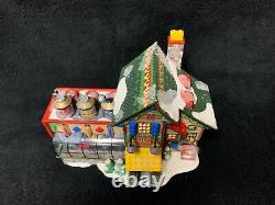 Dept 56 LEGO Building Creation Station-North Pole Series Withbox in exc condition