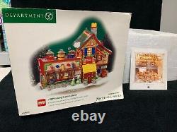 Dept 56 LEGO Building Creation Station-North Pole Series Withbox in exc condition