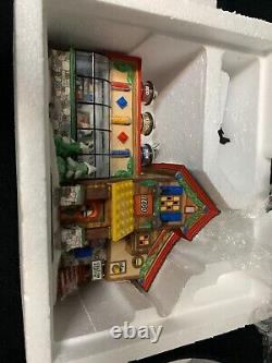 Dept 56 LEGO Building Creation Station-North Pole Series Withbox in exc condition