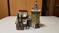 Dept 56 LOT NORTH POLE Forge Assembly Snow Factory Elves Fence Trees 8 Items