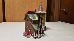 Dept 56 LOT NORTH POLE Forge Assembly Snow Factory Elves Fence Trees 8 Items