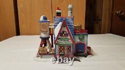 Dept 56 LOT NORTH POLE Forge Assembly Snow Factory Elves Fence Trees 8 Items