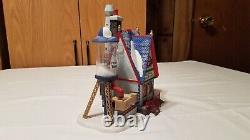 Dept 56 LOT NORTH POLE Forge Assembly Snow Factory Elves Fence Trees 8 Items