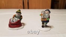 Dept 56 LOT NORTH POLE Forge Assembly Snow Factory Elves Fence Trees 8 Items