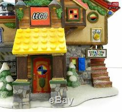 Dept 56 Lego Building Creation Station 5656735 Christmas Village w Light and Box