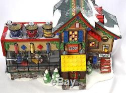 Dept 56 Lego Building Creation Station North Pole Series 56.56735 Village