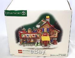 Dept 56 Lego Building Creation Station North Pole Series 56.56735 Village