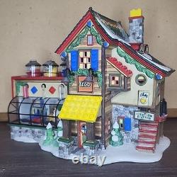Dept 56 Lego Building Creation Station North Pole Series 56735 Christmas WithBox