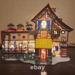 Dept 56 Lego Building Creation Station North Pole Series 56735 Christmas WithBox