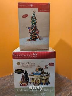 Dept 56 Letter To Santa Sorting Station Post Office North Pole Christmas Village