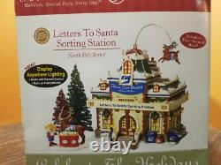 Dept 56 Letter To Santa Sorting Station Post Office North Pole Christmas Village