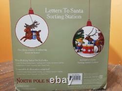 Dept 56 Letter To Santa Sorting Station Post Office North Pole Christmas Village