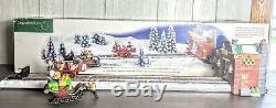 Dept 56 Loading The Sleigh 52732 Christmas Village Animated North Pole WORKING