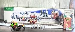 Dept 56 Loading The Sleigh 52732 Christmas Village Animated North Pole WORKING