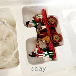 Dept 56 Loading the Sleigh Set of 5 North Pole Series Working Complete in Box
