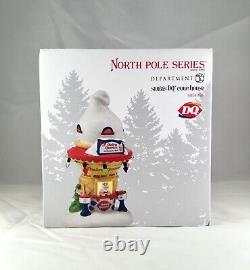Dept 56 Lot of 2 DQ CONE HOUSE + DAIRY QUEEN DELIVERS North Pole DEPARTMENT D56