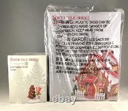 Dept 56 Lot of 2 GINGER'S COTTAGE + GINGERBREAD COOKIE North Pole Lane D56 New