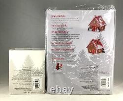 Dept 56 Lot of 2 GINGER'S COTTAGE + GINGERBREAD COOKIE North Pole Lane D56 New