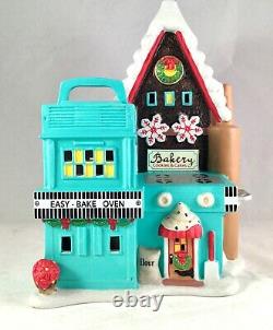 Dept 56 Lot of 2 HASBRO EASY-BAKE BAKERY + SHARING EASY BAKE CAKE North Pole D56